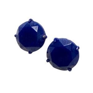 Kate Spade Midnight Blue Larger Stud Earrings